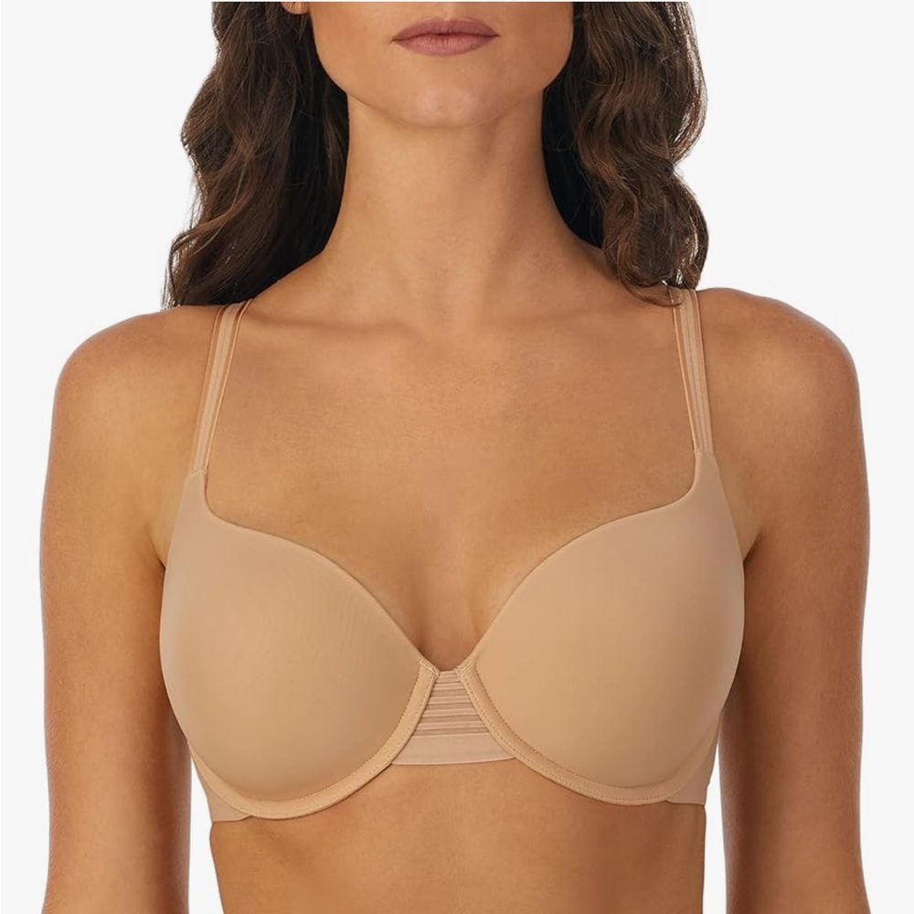 Le Mystère Women's Second Skin Back Smoothing T-Shirt Bra, Natural, 36D